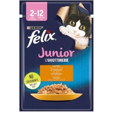 Felix Tavuklu (Jöleli) Yavru Kedi Maması 85 Gr