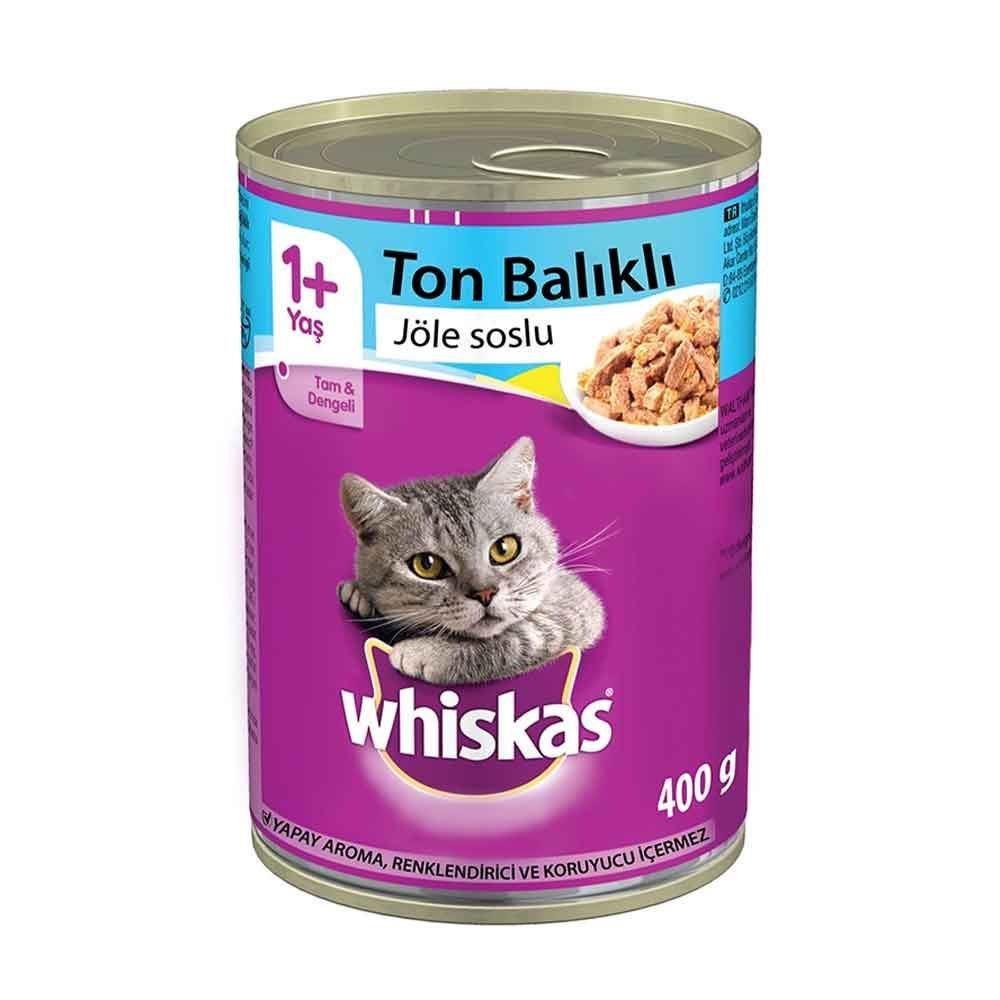 Whiskas Ton Balıklı Konserve Kedi Yaş Maması (400 Gr)