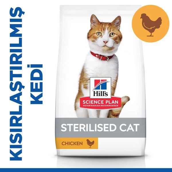 Hills Tavuklu Kısırlaştırılmış Kedi Maması 8+2 Kg